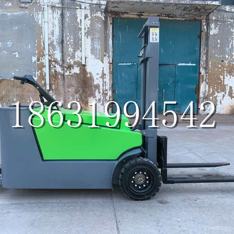 桂东县小型电动叉车1吨2吨步行站驾式电瓶堆高充电装卸车液压升降车铲车
